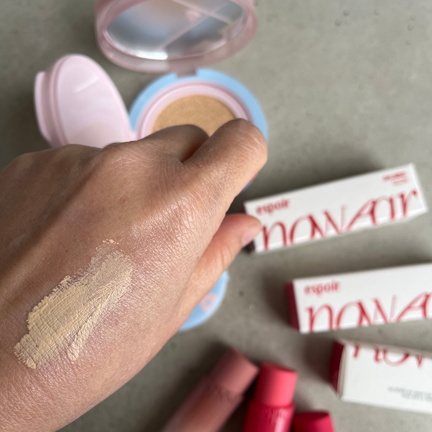 プロテーラービーベルベットカバークッション/espoir/クッションファンデーションを使ったクチコミ(5枚目)