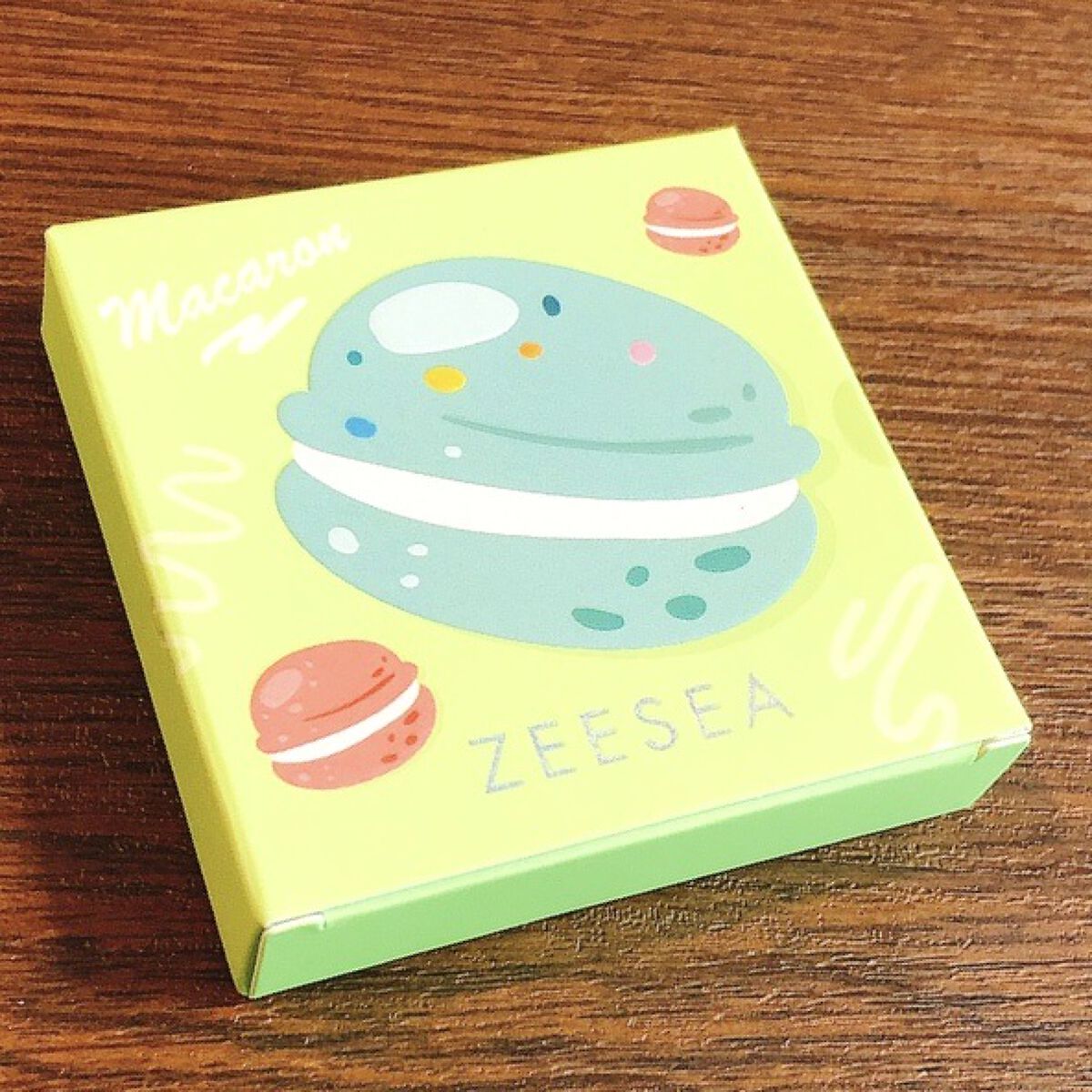 ZEESEAデザートコレクション４カラーアイシャドウパレット #03抹茶マカロン/ZEESEA/アイシャドウパレットを使ったクチコミ（1枚目）