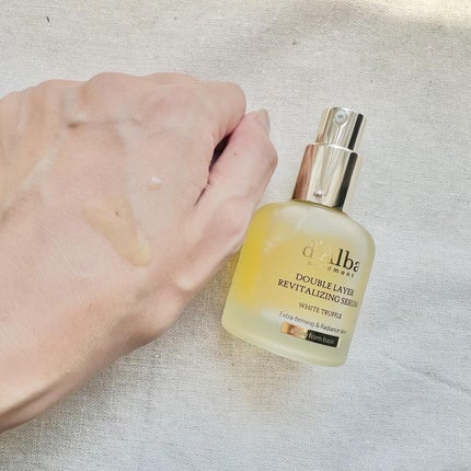 ホワイトトリュフダブルレイヤーリバイタライジングセラム/ダルバ/美容液を使ったクチコミ(2枚目)