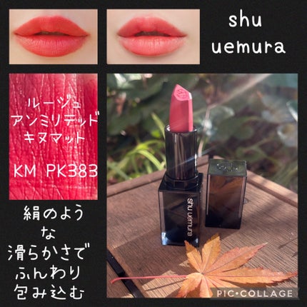 キヌ ルージュ マット/shu uemura/口紅を使ったクチコミ(1枚目)