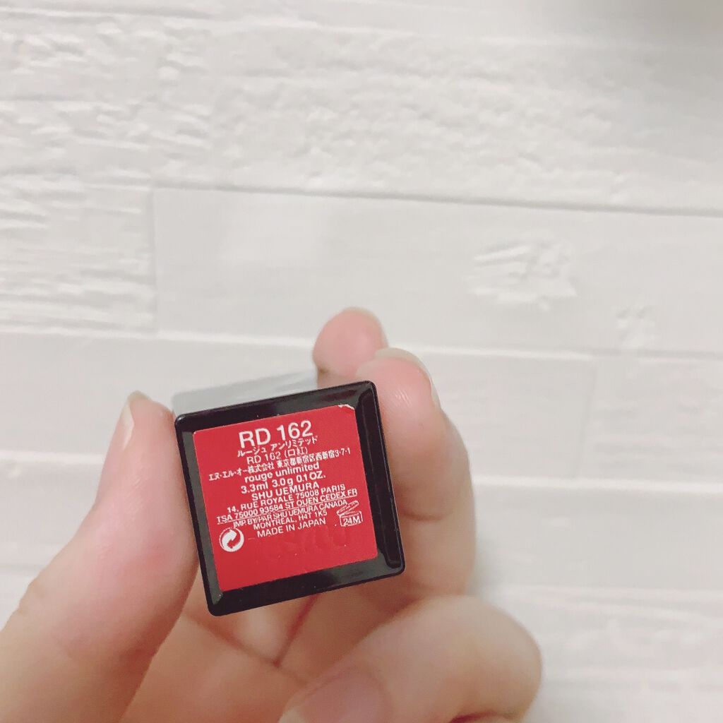 ルージュ アンリミテッド マット/shu uemura/口紅を使ったクチコミ（2枚目）