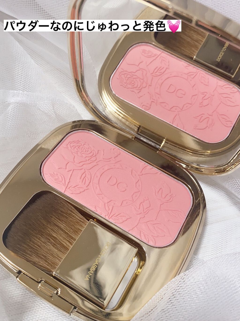 ブラッシュオブローズ ルミナスチークカラー/DOLCE&GABBANA BEAUTY/パウダーチークを使ったクチコミ(1枚目)