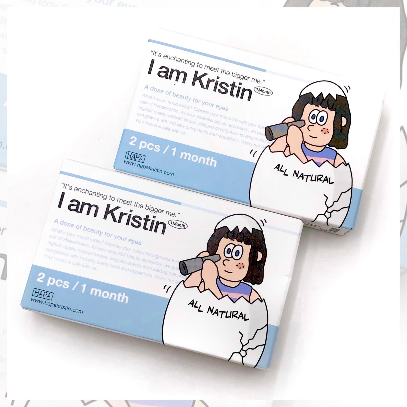 I am Kristin/Hapa kristin/1ヶ月(1MONTH)カラコンを使ったクチコミ(6枚目)