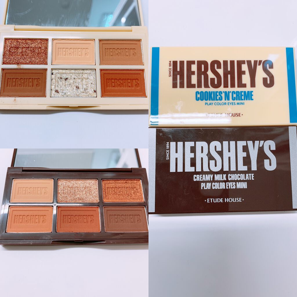 ハーシー プレイカラーアイズミニ/ETUDE/アイシャドウパレットを使ったクチコミ（1枚目）
