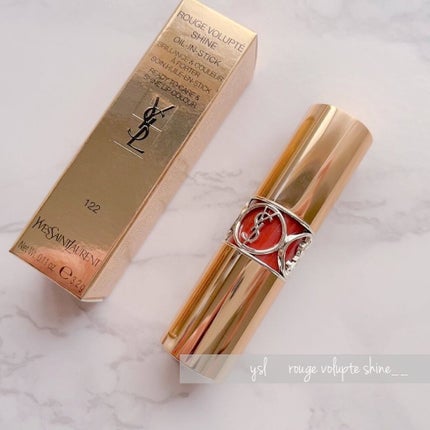 ルージュ ヴォリュプテ シャイン/YVES SAINT LAURENT BEAUTE/口紅を使ったクチコミ(1枚目)