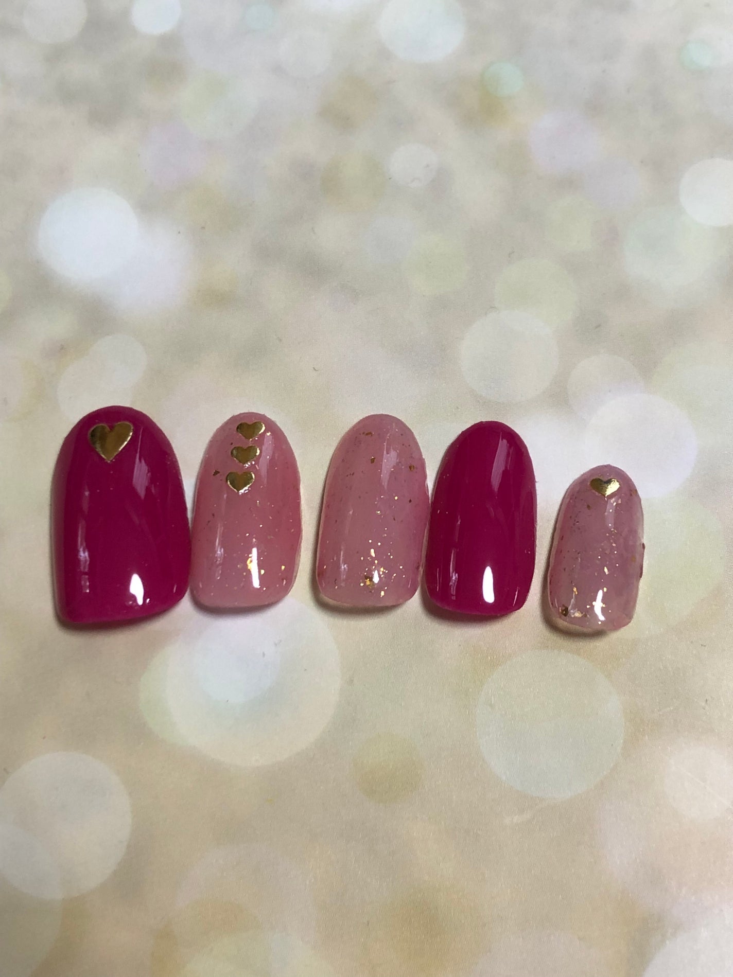 ジェルネイル(ライト対応)/セリア/ジェルネイルを使ったクチコミ(1枚目)