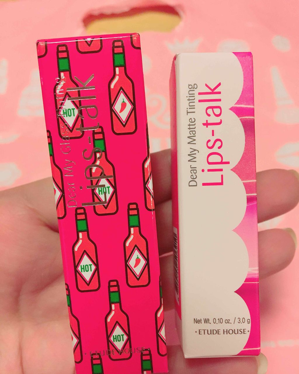 ディア マイブルーミング リップトーク シフォン/ETUDE/口紅を使ったクチコミ(2枚目)