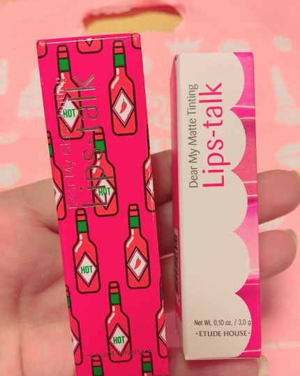 ディア マイブルーミング リップトーク シフォン/ETUDE/口紅を使ったクチコミ(2枚目)