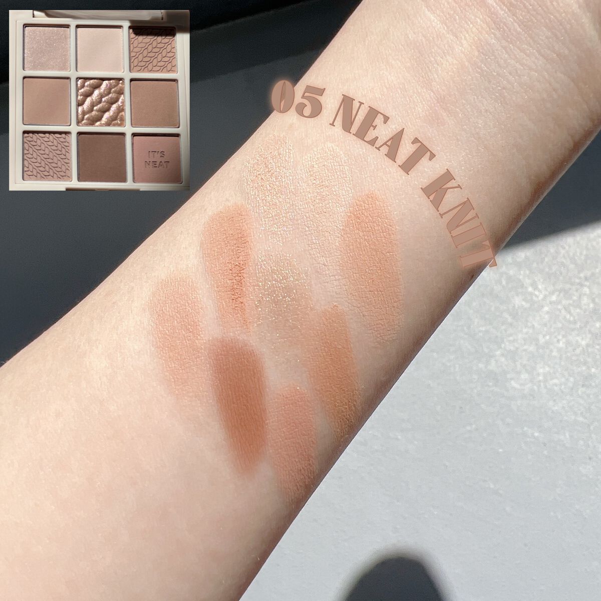 マイフェイブムードアイパレット 9カラー/HOLIKA HOLIKA/アイシャドウパレットを使ったクチコミ(3枚目)