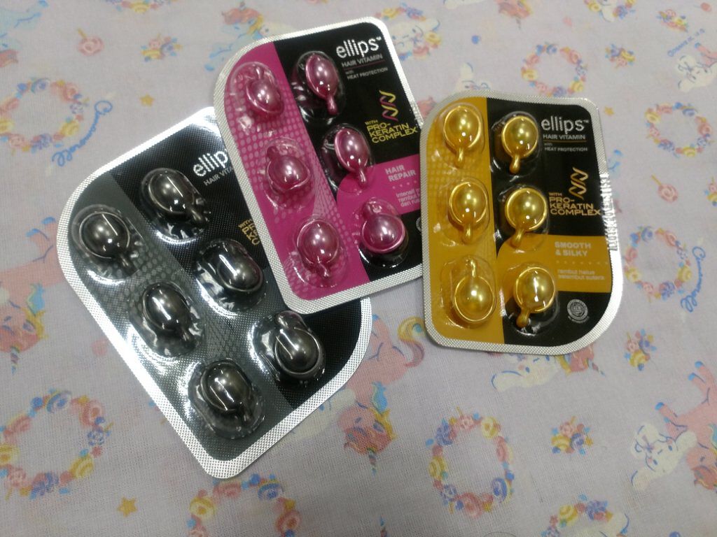 プロケラチン シルキーブラック/ellips/ヘアオイルを使ったクチコミ（1枚目）