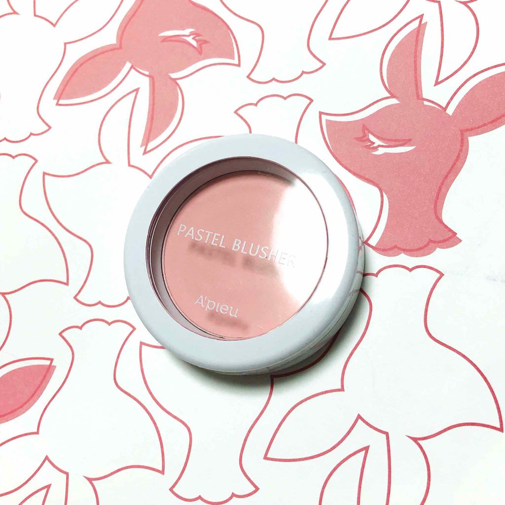 アピュー パステルブラッシャー/A’pieu/パウダーチークを使ったクチコミ（2枚目）