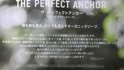 THE PERFECT ANCHOR ザ・パーフェクトアンカー ブラックスプルースブレンド #31のクチコミ「THE PERFECT ANCHOR
ザ・パーフェクトアンカー ブラックスプルースブレンド #.....」(2枚目)