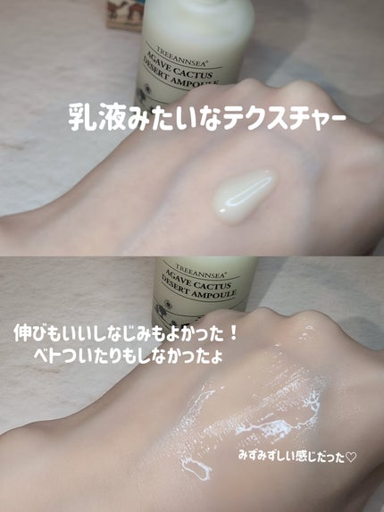 アガベ カクタス デザート アンプル/ツリーアンシー/美容液を使ったクチコミ(6枚目)