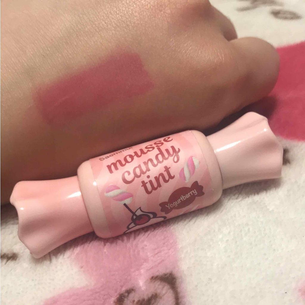 ムース キャンディー ティント/the SAEM/リップティントを使ったクチコミ（3枚目）