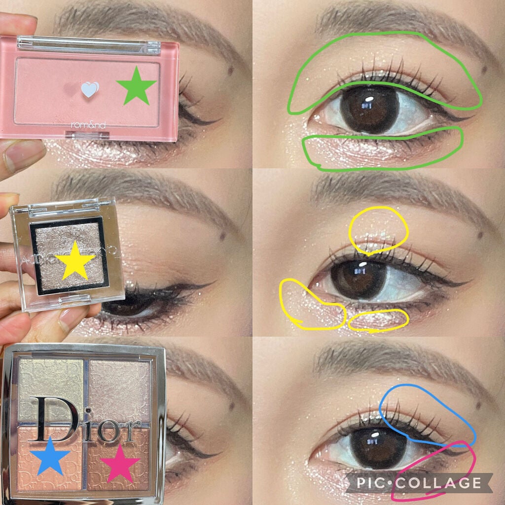 ディオール バックステージ フェイス グロウ パレット/Dior/ハイライトを使ったクチコミ(3枚目)