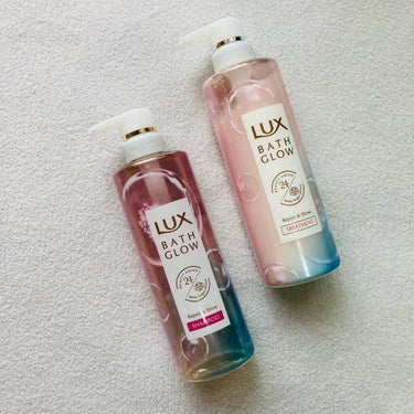 バスグロウ リペア&シャイン シャンプー／トリートメント/LUX/シャンプー・コンディショナーを使ったクチコミ（1枚目）