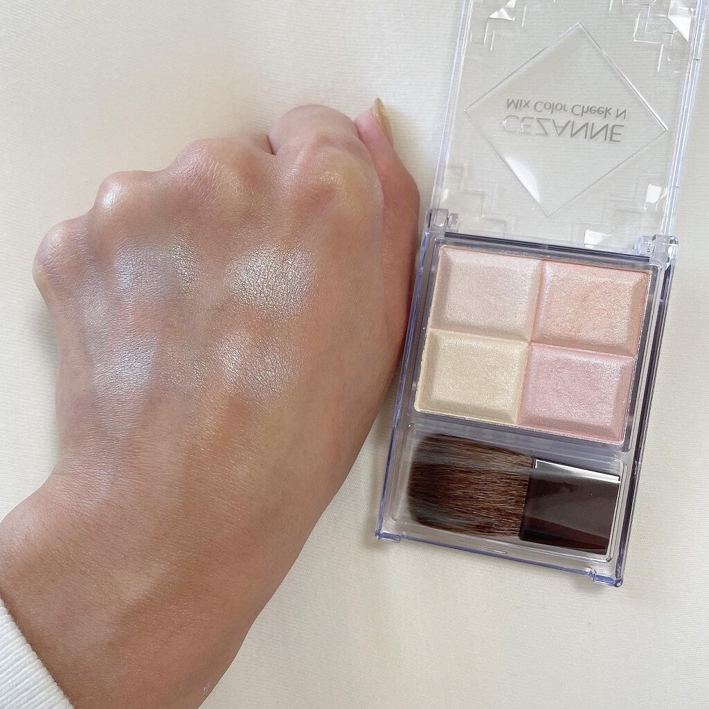 ミックスカラーチーク/CEZANNE/パウダーチークを使ったクチコミ(3枚目)