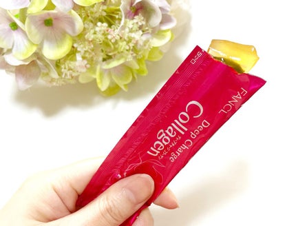 ディープチャージ コラーゲン スティックゼリー/ファンケル/美容サプリメントを使ったクチコミ(3枚目)