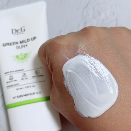 グリーンマイルドアップサンプラス/Dr.G/日焼け止めクリームを使ったクチコミ(2枚目)