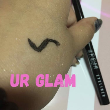 U R GLAM UR GLAM　LIQUID EYELINERのクチコミ「【アイライナー比較♥第1弾】

コスメ入れを漁ってたらアイライナーがいっぱい出てきたのでレビュ.....」（2枚目）