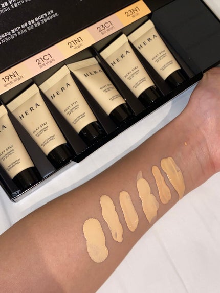 シルキーステイファンデーション/HERA/リキッドファンデーションを使ったクチコミ(2枚目)