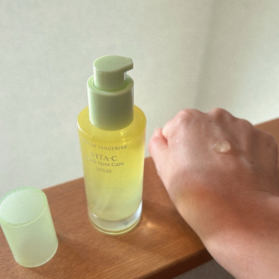 グリーンタンジェリン ビタC ダークスポットケアセラム/goodal/美容液を使ったクチコミ(2枚目)