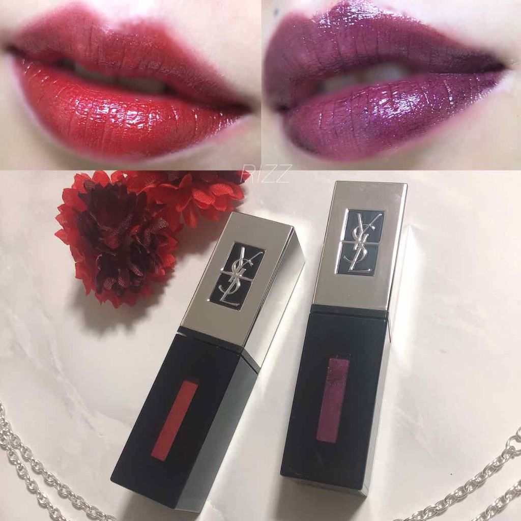 ルージュ ピュールクチュール ヴェルニ ザ ホログラフィックス/YVES SAINT LAURENT BEAUTE/口紅を使ったクチコミ(1枚目)