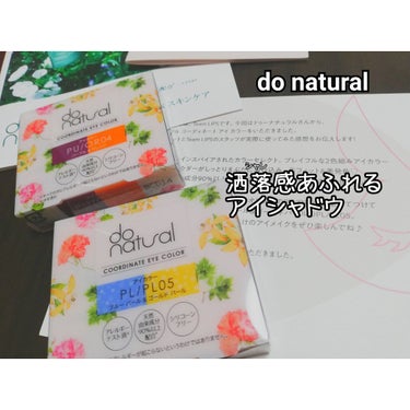 コーディネート アイ カラー PU/OR04(パープル＆オレンジ)/do natural/アイシャドウパレットを使ったクチコミ（1枚目）