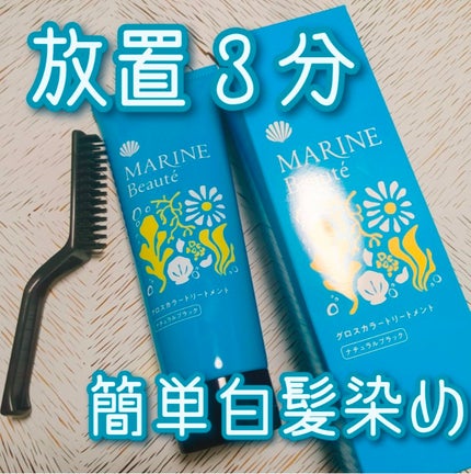 グロスカラートリートメント /マリンボーテ/洗い流すヘアトリートメントを使ったクチコミ(1枚目)