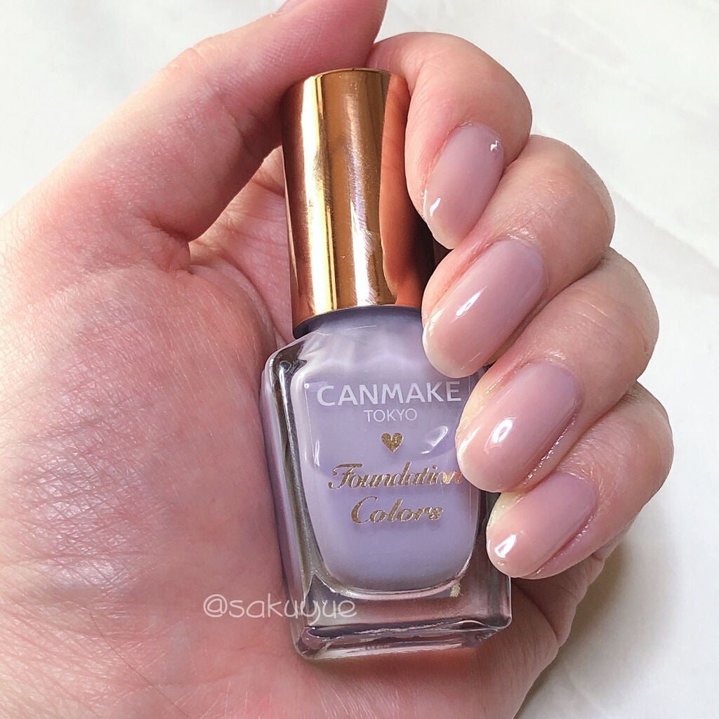 ファンデーションカラーズ/キャンメイク/マニキュアを使ったクチコミ(1枚目)