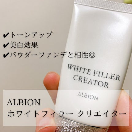 アルビオン ホワイトフィラー クリエイター/ALBION/化粧下地を使ったクチコミ(1枚目)