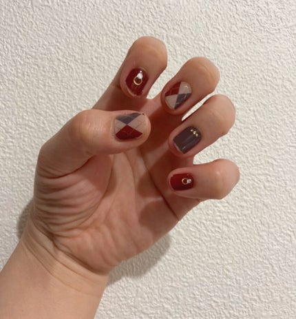 ジェルネイルシール/キャンドゥ/ネイルシールを使ったクチコミ(3枚目)