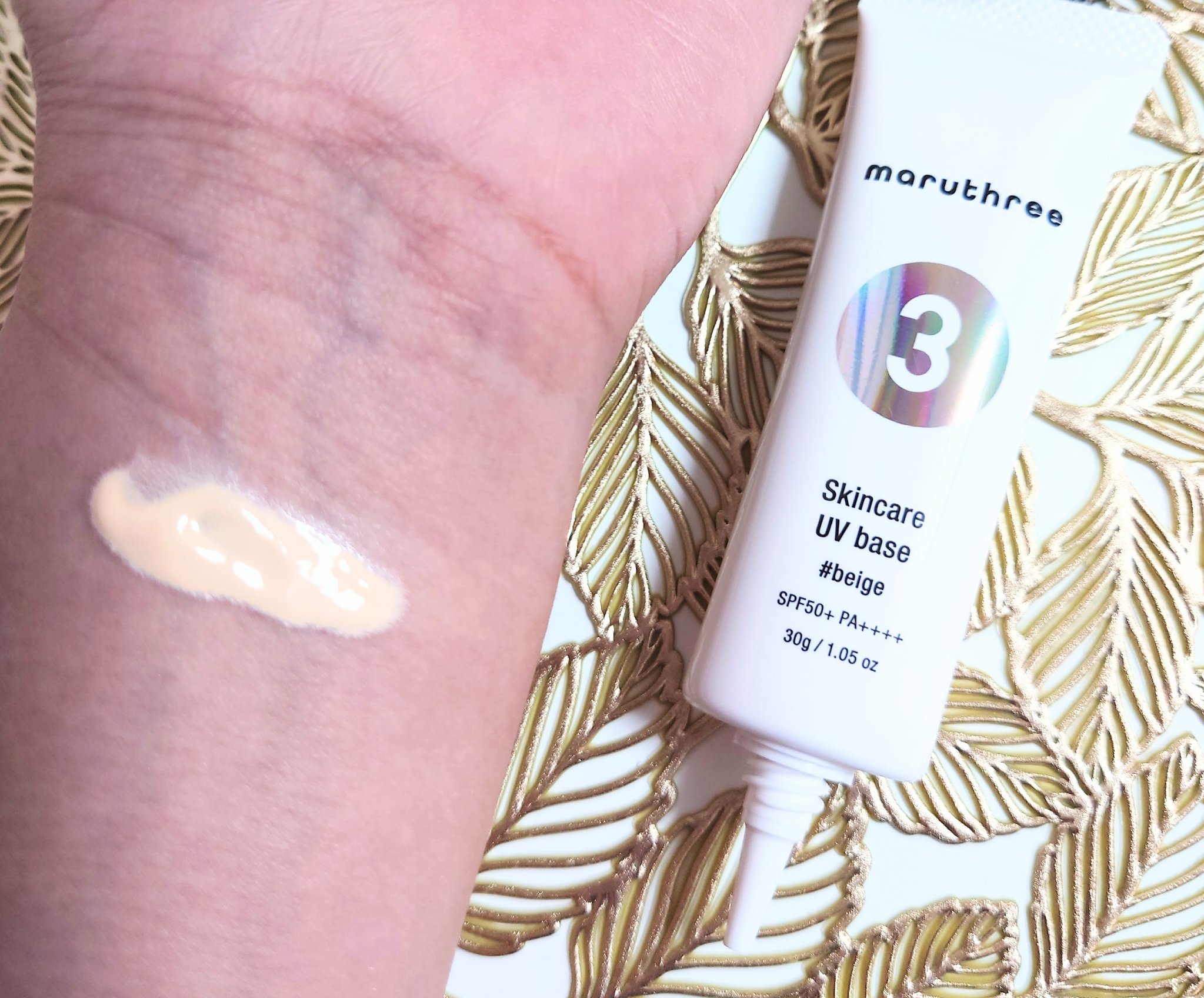 薬用スキンケアUVベース/maruthree/日焼け止め・UVケアを使ったクチコミ（3枚目）