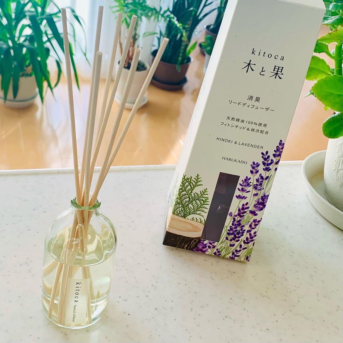 消臭リードディフューザー/Kitoca 木と果/ルームフレグランスを使ったクチコミ(5枚目)