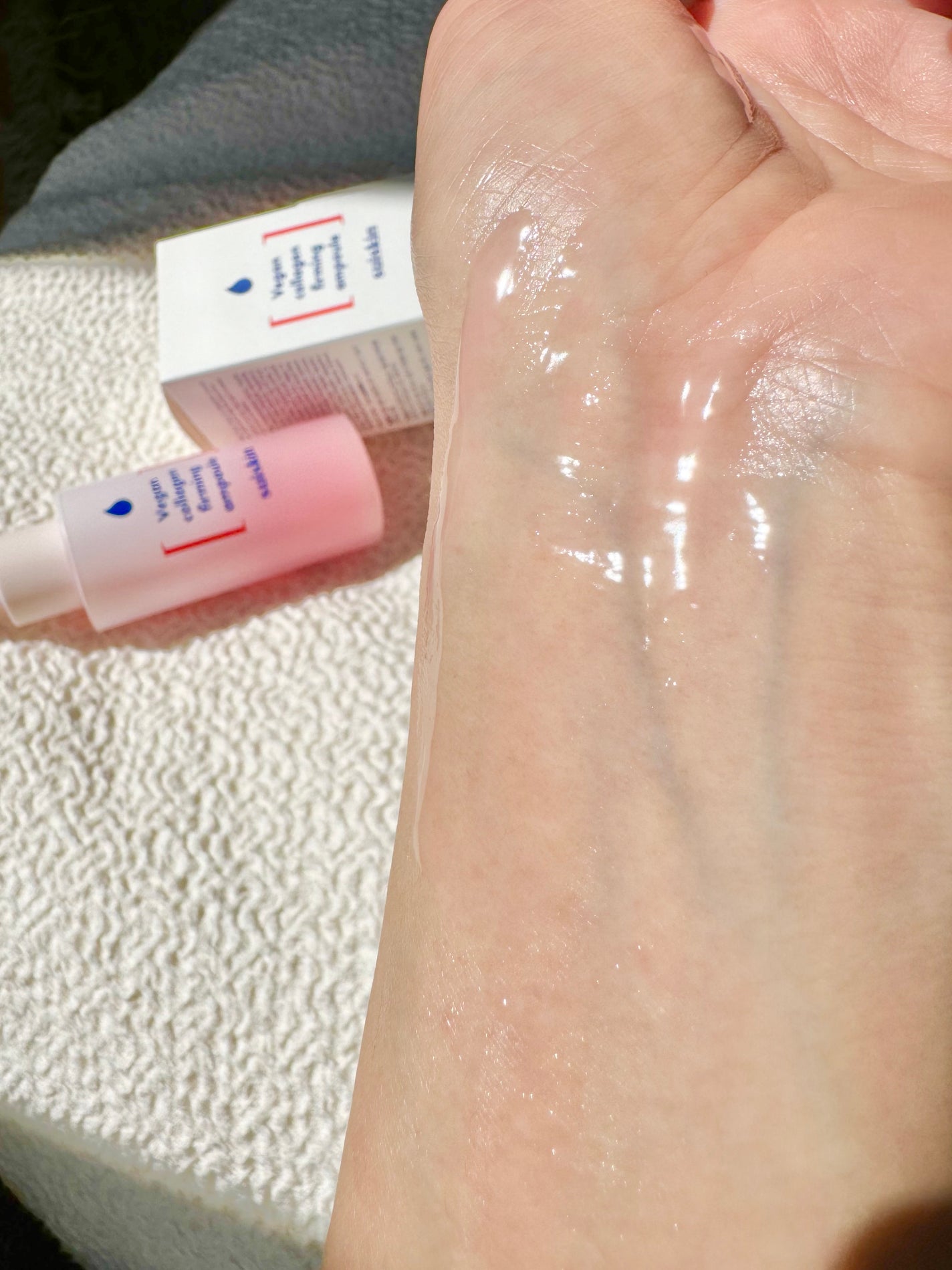Vegan collagen firming ampoule/suiskin/美容液を使ったクチコミ(3枚目)