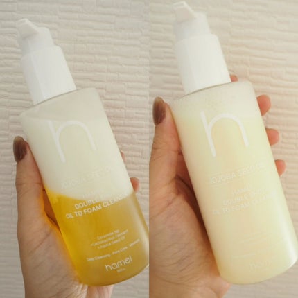 ダブルショットオイルトゥーフォームクレンザー/HAMEL/オイルクレンジングを使ったクチコミ(4枚目)