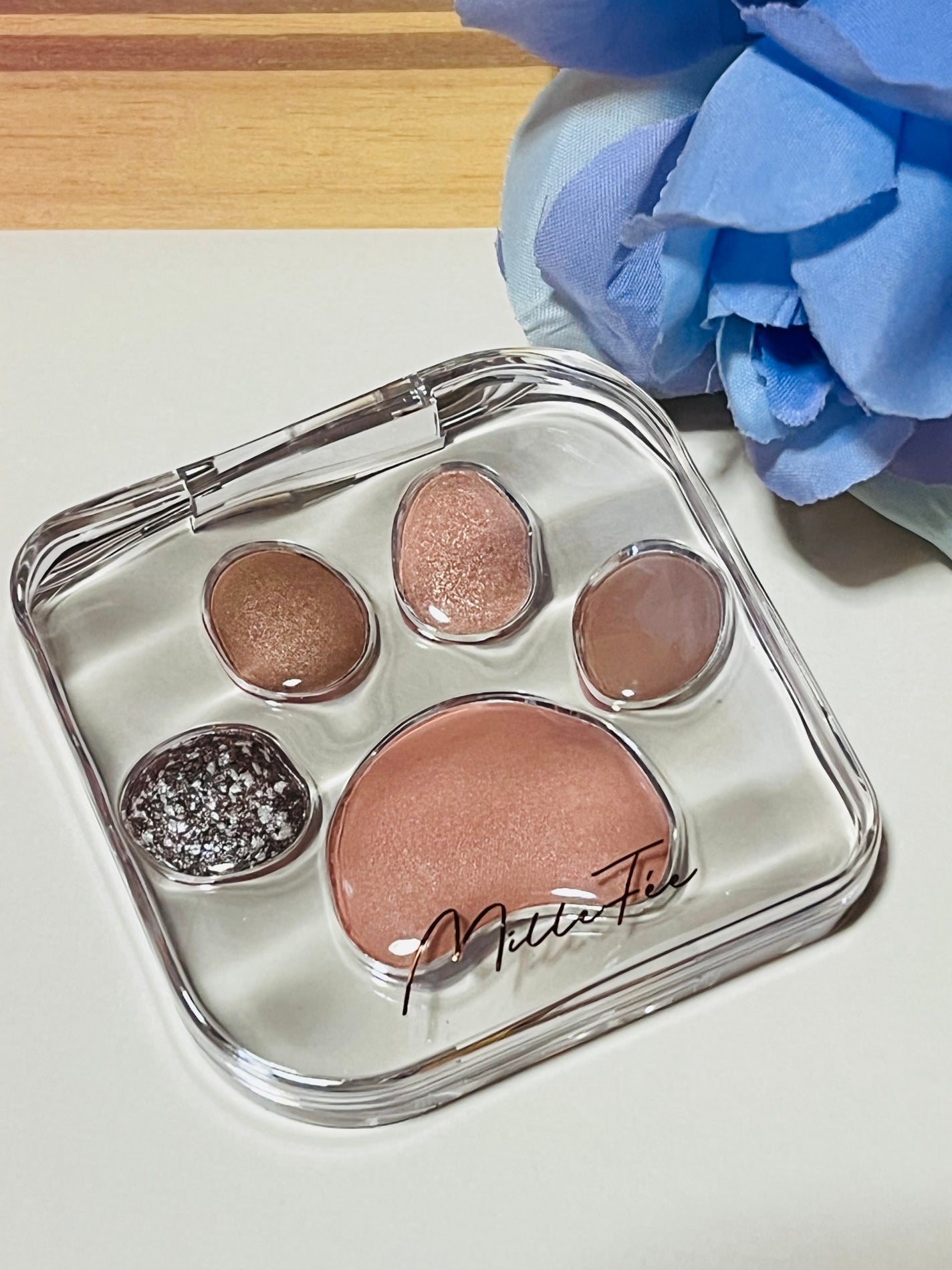 ミャオパウズアイシャドウパレット/MilleFée/アイシャドウパレットを使ったクチコミ(2枚目)