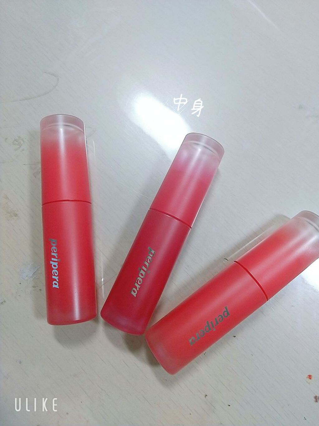 インク ムード ドロップ ティント 07 コーラルレベル/PERIPERA/リップグロスを使ったクチコミ（3枚目）