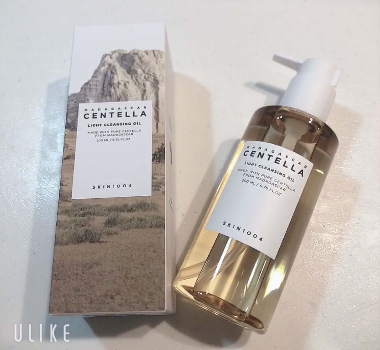 センテラ ライトクレンジングオイル/SKIN1004/オイルクレンジングを使ったクチコミ（1枚目）