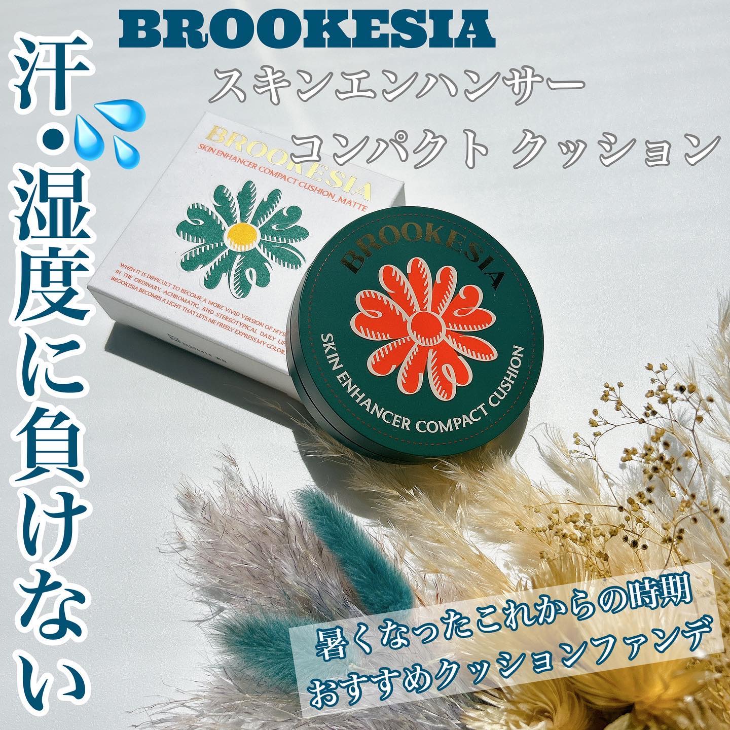 スキンエンハンサー コンパクトクッション（グロー) #2 ソフトロジー/BROOKESIA/クッションファンデーションを使ったクチコミ（1枚目）