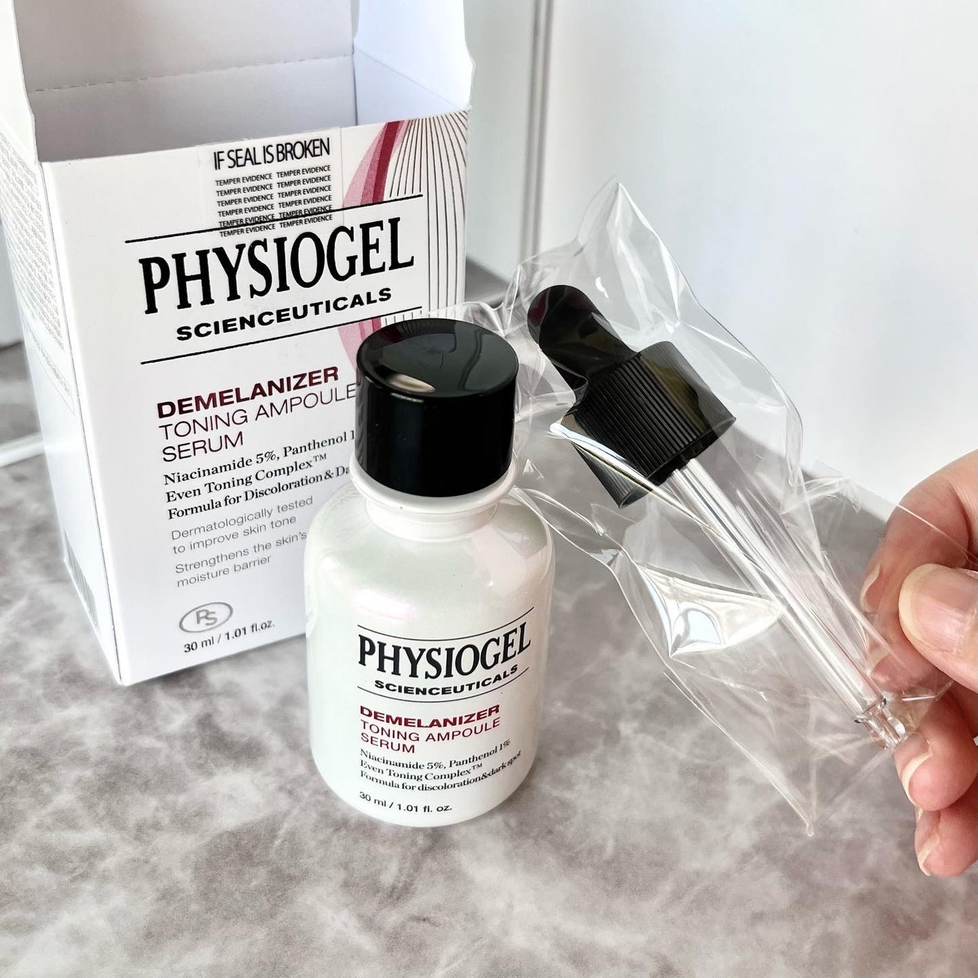 ディメラナイザートーニングアンプル/PHYSIOGEL/美容液を使ったクチコミ(5枚目)