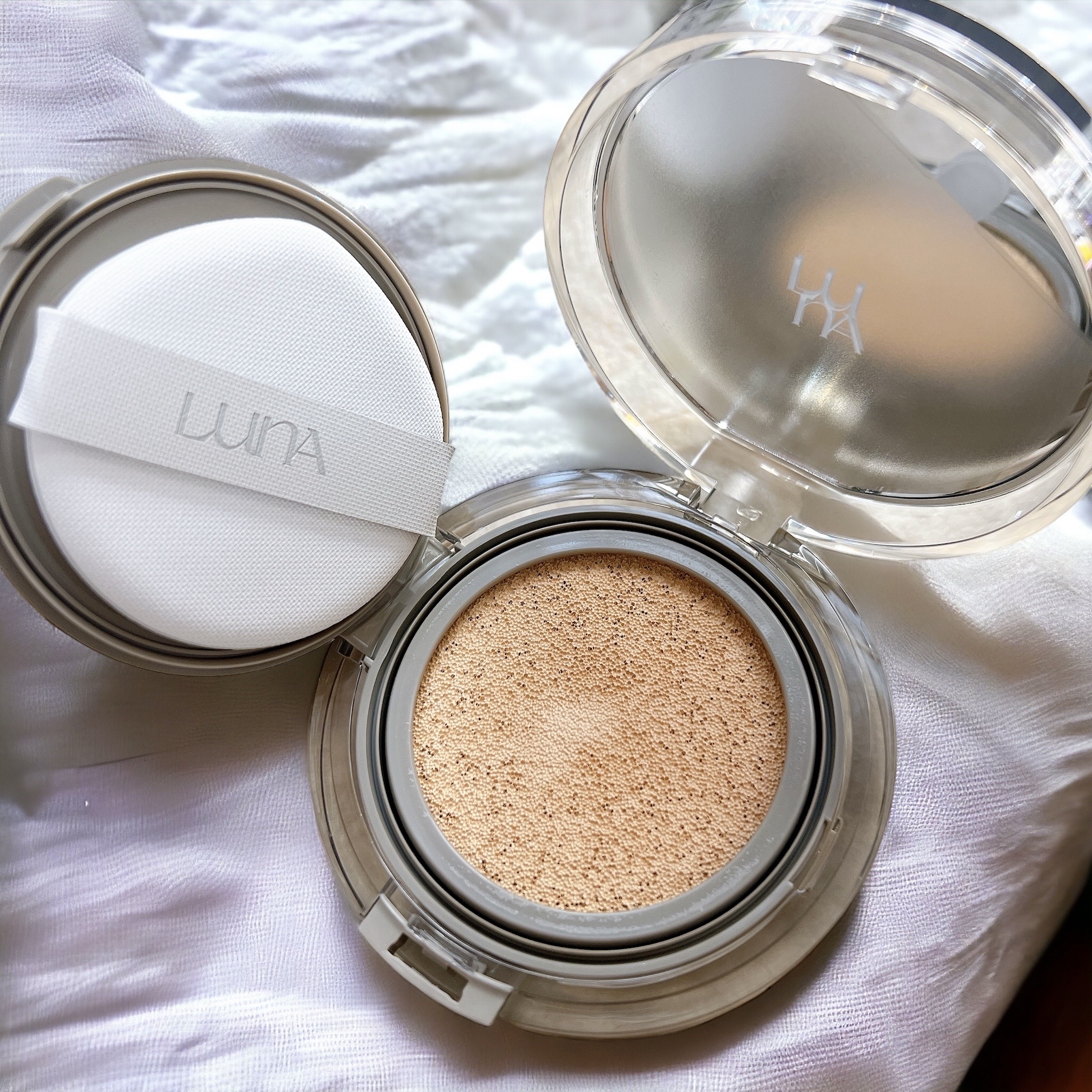 ブラーカバークッション/LUNA/クッションファンデーションを使ったクチコミ（3枚目）