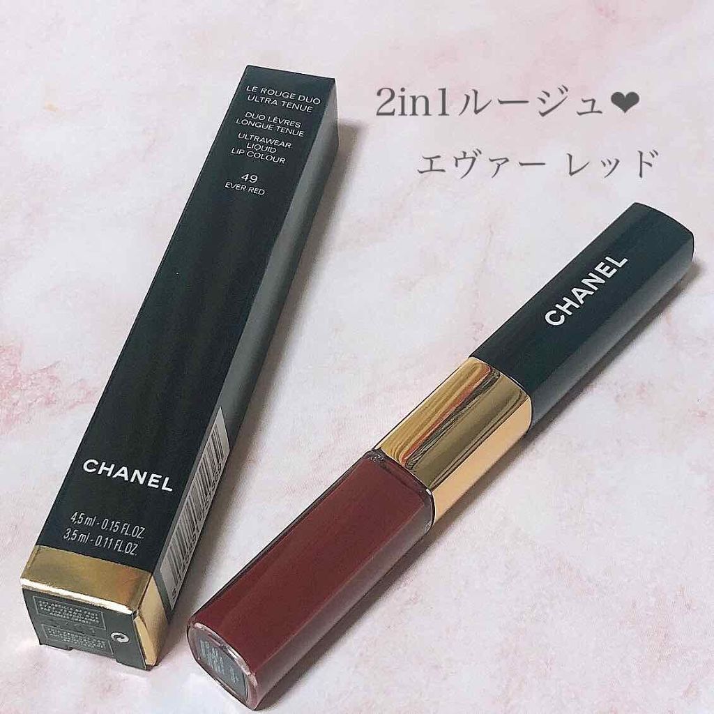 ル ルージュ デュオ ウルトラ トゥニュ/CHANEL/口紅を使ったクチコミ(1枚目)