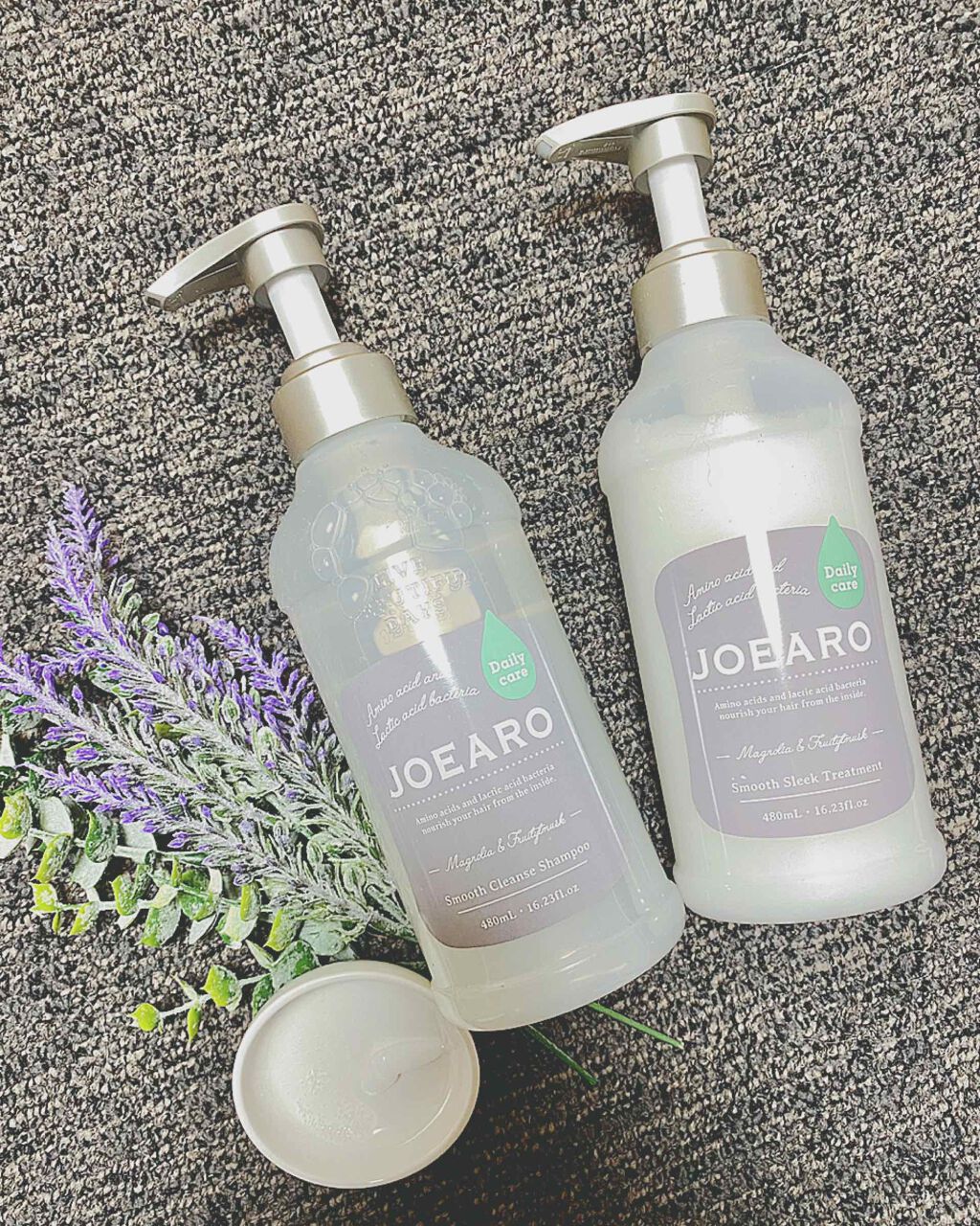 スムースクレンズシャンプー／スムーススリークトリートメント/JOEARO/市販シャンプーを使ったクチコミ（1枚目）