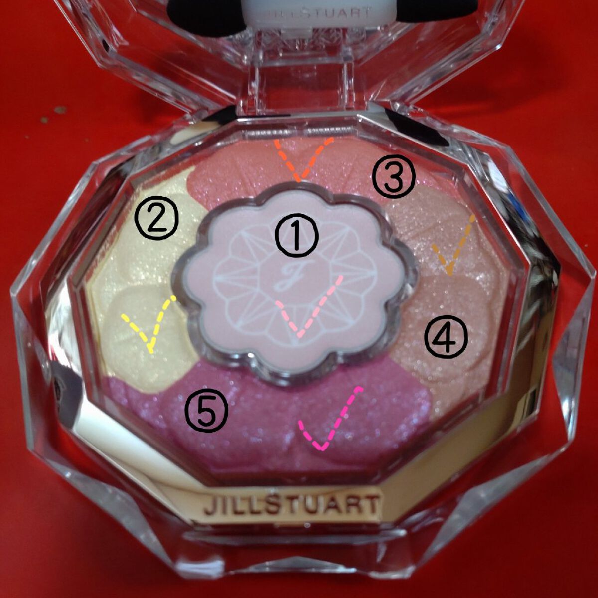 ジルスチュアート ブルームクチュール アイズ 13 orchid promenade/JILL STUART/アイシャドウパレットを使ったクチコミ（2枚目）