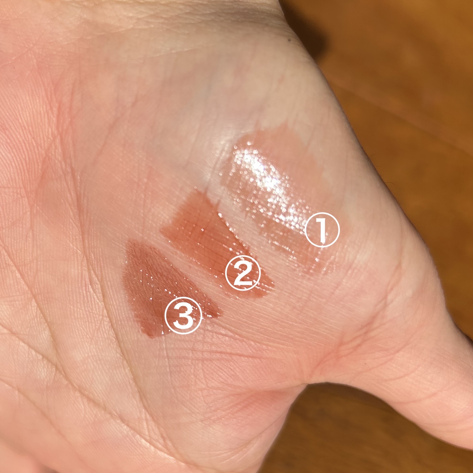 アンドバイロムアンド グラッシーバーム/&nd by rom&nd/口紅を使ったクチコミ（2枚目）