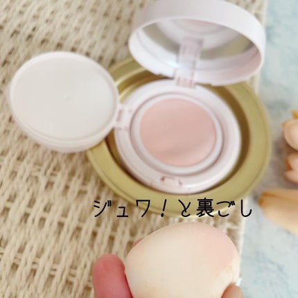 アクアリースキンウェア ウォームピンク(限定)/ESPRIQUE/クッションファンデーションを使ったクチコミ(3枚目)