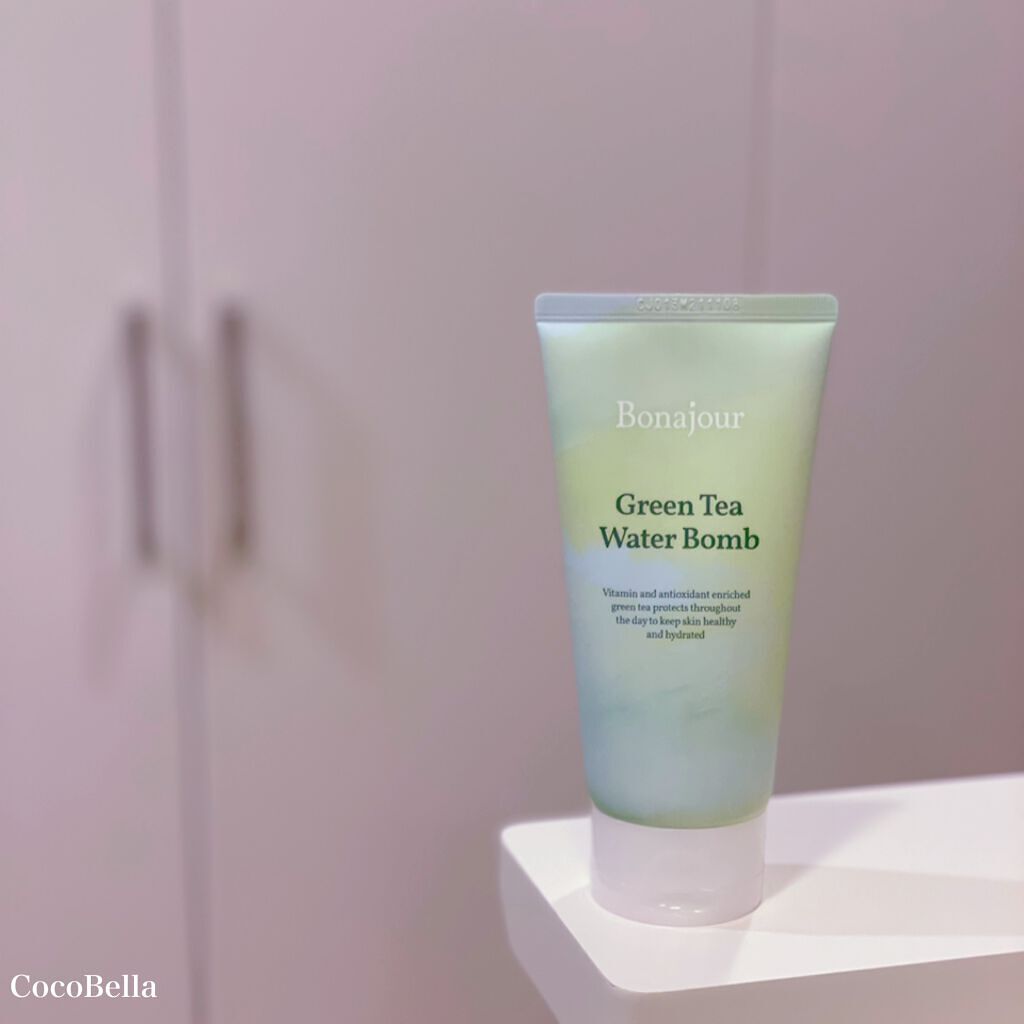 グリーンティーウォーターボム/Bonajour/フェイスクリームを使ったクチコミ(1枚目)