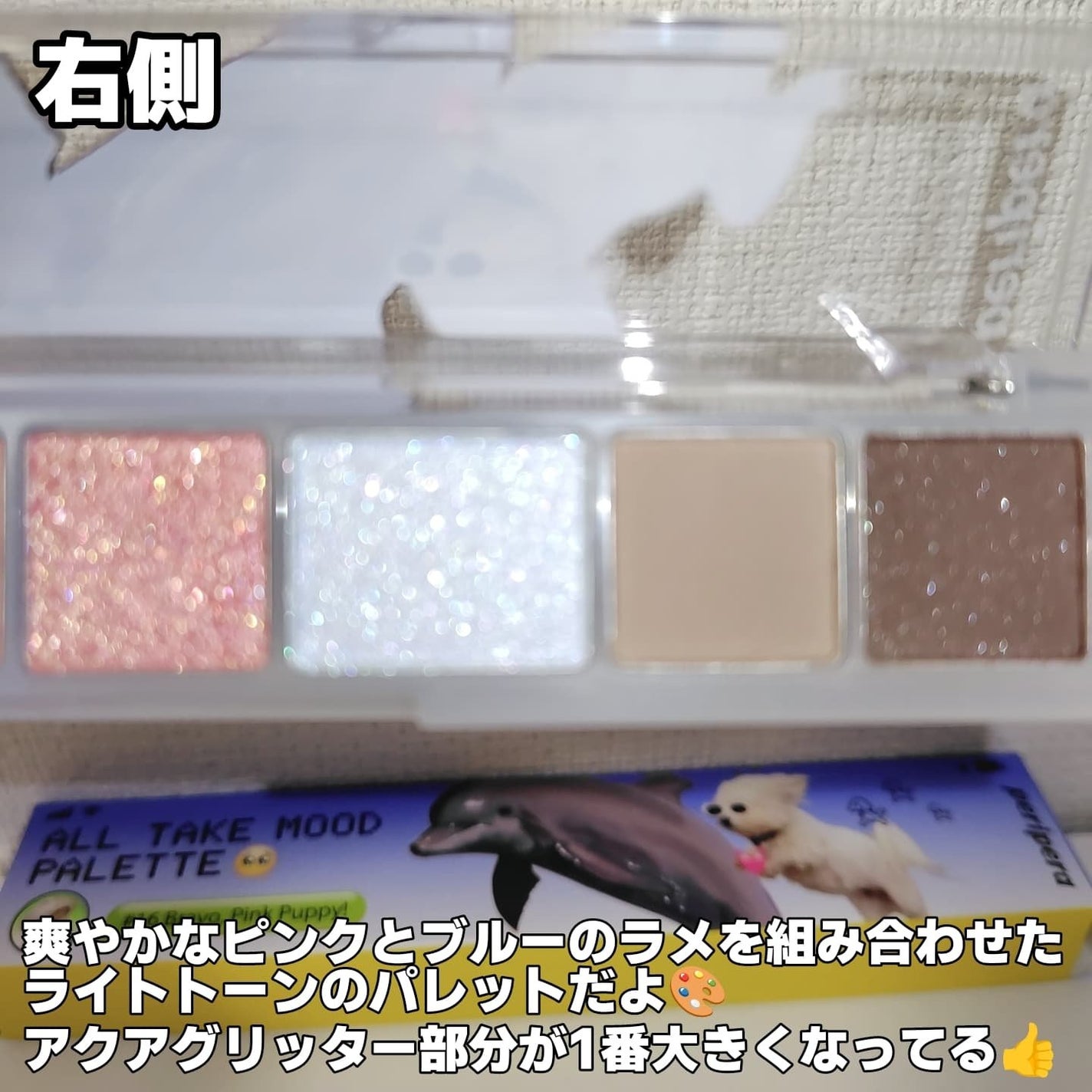 オール テイク ムード パレット(24AD)/PERIPERA/アイシャドウパレットを使ったクチコミ(4枚目)