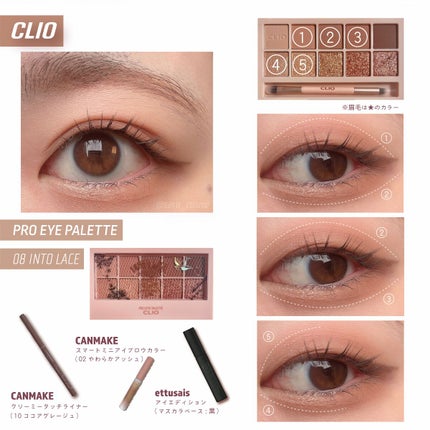 スマートミニアイブロウカラー/キャンメイク/眉マスカラを使ったクチコミ(1枚目)